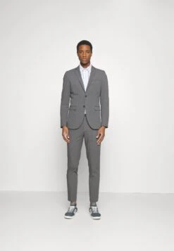 Selected Homme Slhslim Liam Suit Flex - Suit - Medium Grey Melange