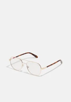 QUAY AUSTRALIA Wait For It Unisex - Blue Light Glasses - Gold-Coloured/Clear