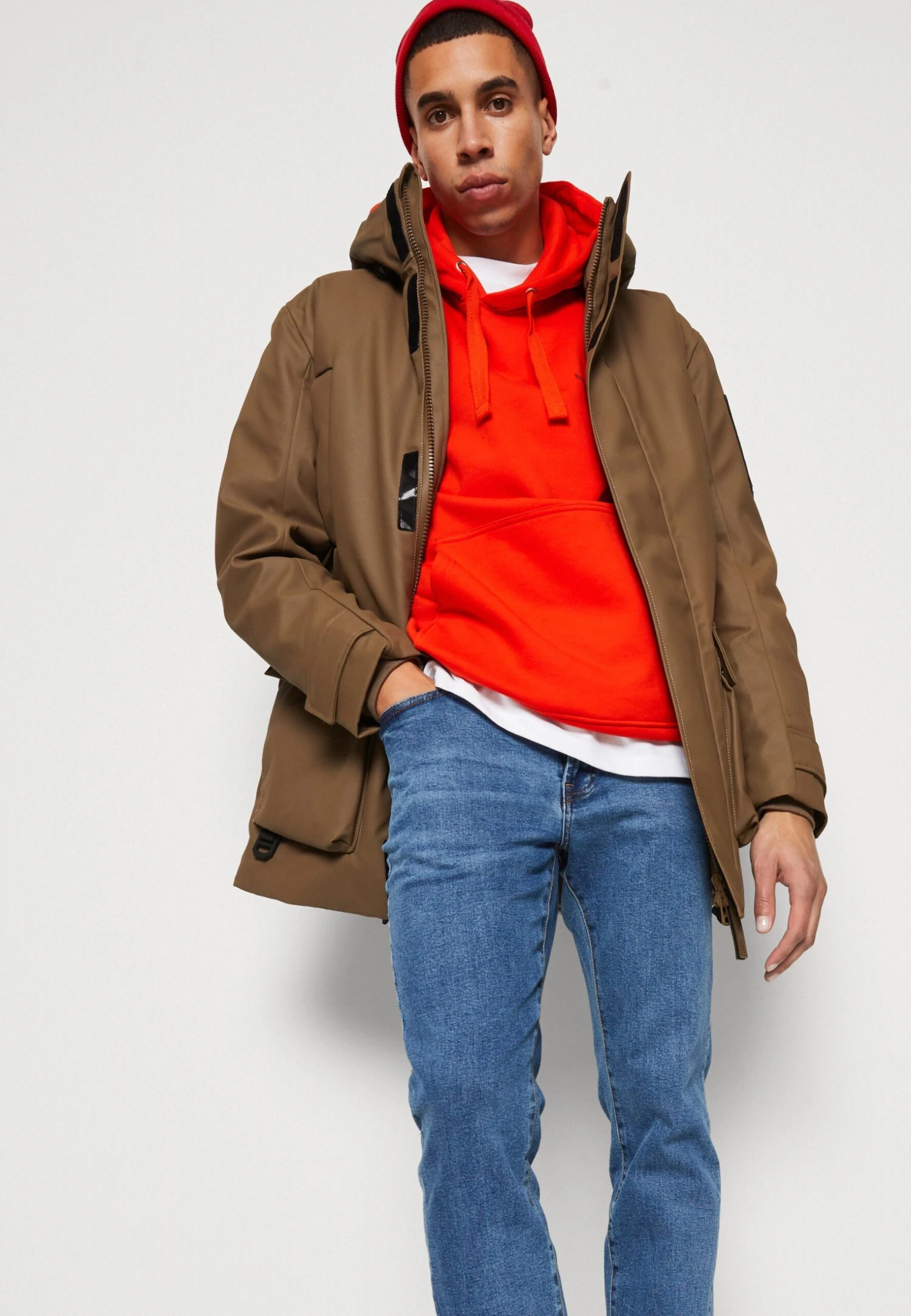 Denim Project Slim Fit Jeans - Medium Stone Wash 6 Denim Project Slim Fit Jeans - Medium Stone Wash - Image 4