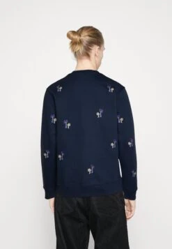 Scotch & Soda Allover Embroidered - Sweatshirt - Steel -Stock X 11ecc520f6304459abe5e8ec1475258e