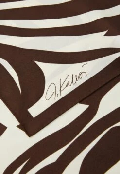 Marimekko LAUHTUA JOKURAITA UNISEX - Foulard - Dark Brown/off White -Stock X 11f9b9105dcc45ab983a083624c3b04d