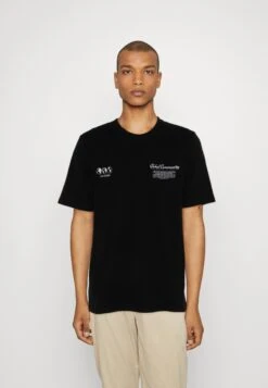 Jack & Jones Jcopion Tee Crew Neck - Print T-Shirt - Black