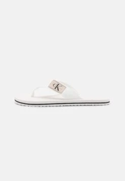 Calvin Klein Jeans T-Bar Sandals - Bright White/Black