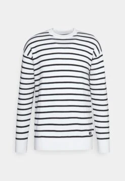 Calvin Klein Striped Comfort- Jumper - Ecru -Stock X 13b13413c8fe44f3903b267b8afee1ee