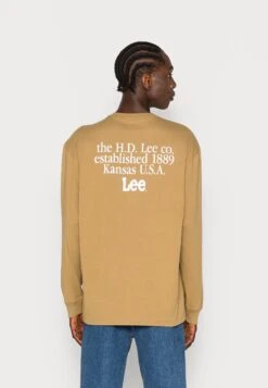 Logo Loose Tee Unisex - Long Sleeved Top - Ammonite
