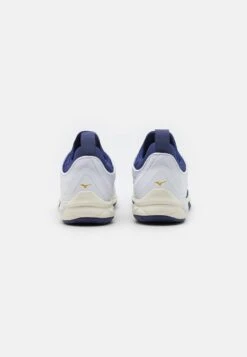 Mizuno Wave Luminous 2 - Volleyball Shoes - White/Blue Ribbon/Gold -Stock X 13f562bacabe4d44bb33387d671920a6
