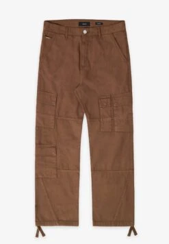 Multi Pocket Pants - Cargo Trousers - Brown -Stock X 14521f87c45a4e91b664ab36200a4a63