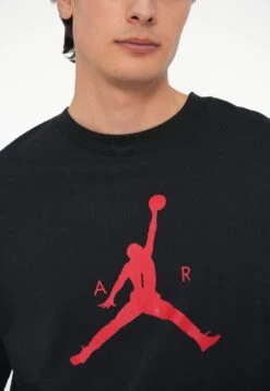 Jordan JUMPMAN TEE - Print T-shirt - Black/gym Red -Stock X 14fc42e8aceb4a93b231720694d811c1
