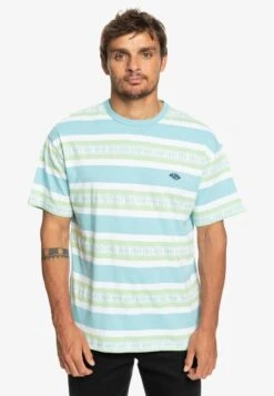 Quiksilver Moonbeam- Print T-Shirt - Skyblue Moonbeam