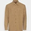 Sean John Script Logo Overdye Distressed Shirt - Shirt - Beige -Stock X 157673a2c83b426aa19aab44bd4ba81e