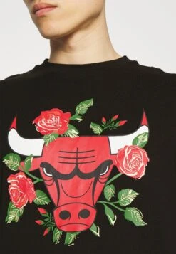 NEW ERA Chicago BullsFloral Tee - Print T-Shirt - Black/Red -Stock X 15916323ab3f40ccb68a4a76fcf97d23