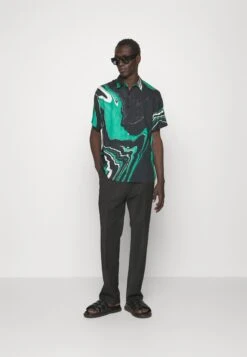 THE KOOPLES Chemise - Shirt - Black / Green -Stock X 159590f0ee704a75afb6c6336efc6a29