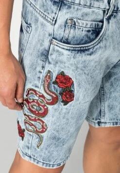 BRAVE SOUL Snake - Denim Shorts - Blue Denim -Stock X 15bf2e591ae847989d0b251de2b4d75c