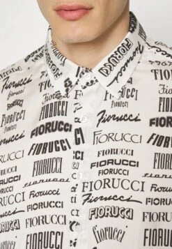 FIORUCCI All Over Logo Classic Unisex - Button-Down Blouse - White -Stock X 1629879a50ae49ed9046383149194232
