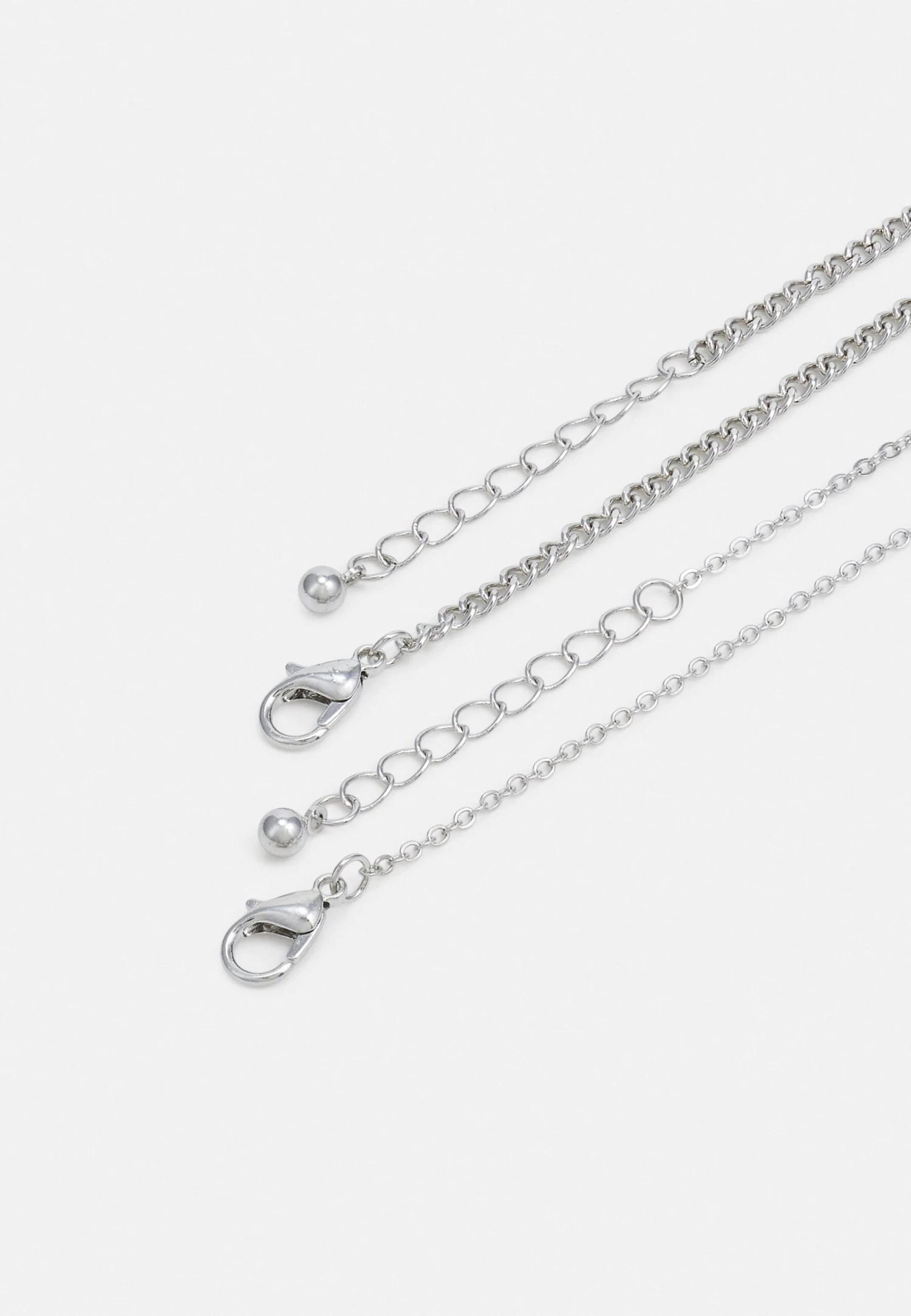 Jack & Jones Jacsilvo Necklace Unisex 2 Pack - Necklace - Silver-Coloured 4 Jack & Jones Jacsilvo Necklace Unisex 2 Pack - Necklace - Silver-Coloured - Image 2