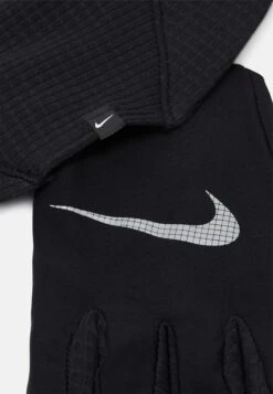 Nike Performance Men'S Run Dry Hat And Glove Set - Gloves - Black/Silver -Stock X 180675deefc746a59f3a6e496c48cd1e