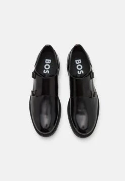 Boss Saul Monk - Smart Slip-Ons - Black -Stock X 184397fc911d491d83e00e0e847bb0c0