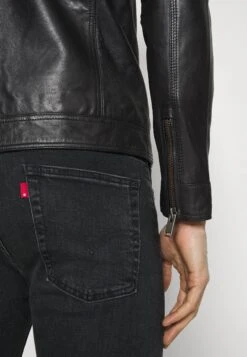 Selected Homme Slhiconic Classic - Leather Jacket - Black -Stock X 19435a629ab64cab815ac71c9723fc2b