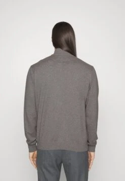 Les Deux Elias Patch Cashton Halfzip - Cardigan - Light Grey Melange/Rosin -Stock X 199ee7cf40264d4298cd54d481c20dd9