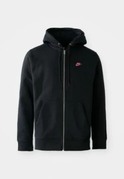 Nike Sportswear CLUB HOODIE - Zip-up Sweatshirt - Smoke Grey/white -Stock X 19e49d3f2e0a43708e4edfcbee5d4247