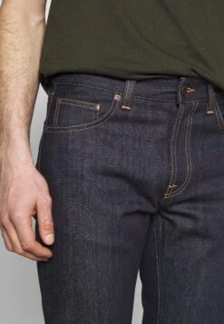 Nudie Jeans Gritty Jackson - Straight Leg Jeans - Dry Classic Navy -Stock X 1a0793ee6d7f490bb67e9e04aa352e7f