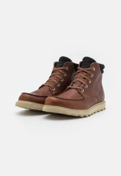 Sorel Madson Moc Toe Wp - Lace-Up Ankle Boots - Gaucho Tan/Oat -Stock X 1b427bb523eb455ca6e1234a80f50837