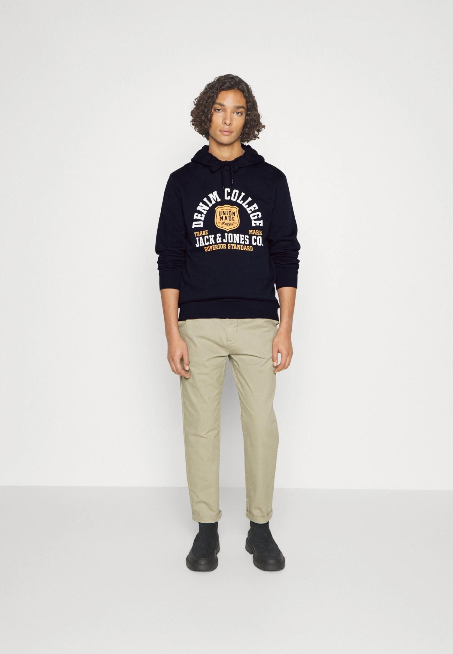 Jack & Jones Jjelogo Hood - Hoodie - Sky Captain 4 Jack & Jones Jjelogo Hood - Hoodie - Sky Captain - Image 2