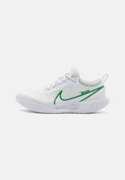 Nike Performance Zoom Court Pro - Multicourt Tennis Shoes - Off White/Kelly Green