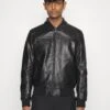 THE KOOPLES Blouson Cuir - Leather Jacket - Black -Stock X 1daa793c4b174416952dda5075f641b6