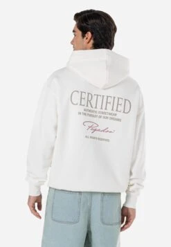 Pegador CARILLO HOODIE - Hoodie - Washed Warm White