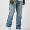 Logo Print - Relaxed Fit Jeans - Dark Blue -Stock X 1ef9068f4a4d4af0b3b523d98b315267
