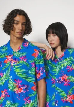 YOURTURN Unisex - Button-Down Blouse - Blue -Stock X 1f4d756d24f640c19c2083e951e31d3a