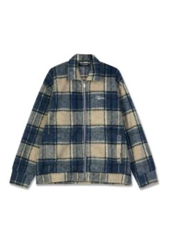 Pegador TEROS OVERSHIRT - Shirt - Stone/indigo Navy -Stock X 200903b0ff7b49689b4e95d460f84bd1