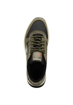 Reebok Classic Classic Leather Unisex - Trainers - Core Black Army Green Stucco -Stock X 20be46aff0eb4d988f6d2ad98557c144