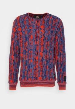 CARLO COLUCCI Rundhals Unisex - Jumper - Royal/Orange -Stock X 20c2877760e2424d8d9f4d522f6a71c2