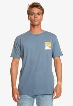 Quiksilver Block- Print T-Shirt - Blue -Stock X 2132b43b372a4b1d91325d662c7a4dd4
