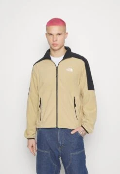 The North Face Fleece Jacket - Khaki Stone/Black -Stock X 21524afe3f1b4cbf9c4822c0c41d5616