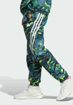 Adidas Sportswear Idas Future Icons Allover Print- Tracksuit Bottoms - White Arctic Night -Stock X 228c61b3b60a41efb43cc6d7f14f918e