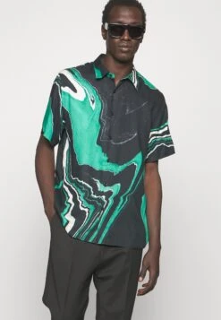 THE KOOPLES Chemise - Shirt - Black / Green -Stock X 22e54e944c734d3f91ef6cc60f6a17b4