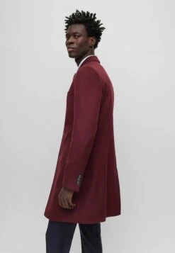 Boss H-Hyde-234 - Classic Coat - Dark Red Four -Stock X 22e8f6013072428ab653ab75b34ead06