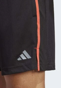 ADIDAS PERFORMANCE Workout Base- Sports Shorts - Black Bright Red Transparent -Stock X 22f7659ac406436ba65729a036e97d88