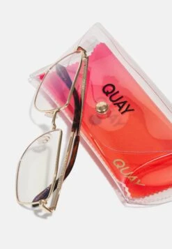 QUAY AUSTRALIA Insights Unisex - Blue Light Glasses - Gold-Coloured/Clear -Stock X 2327d30db4cc4eadbdcd79f1f39b4092