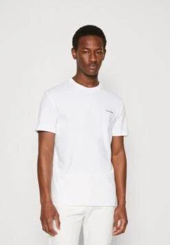 Calvin Klein Micro Logo Regular Fit 2 Pack- Basic T-Shirt - White/Black -Stock X 23b39e99d56043ddbb542d7bb5d43cdb