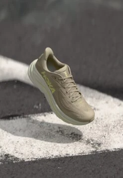 Hoka CLIFTON 10 - Road Running Shoes - Raw Linen/stone