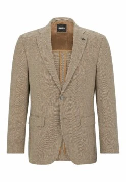 Boss H-Hutson-Elbow - Blazer Jacket - Beige -Stock X 24ae6a83397c4cbe80ddf75911ff1905