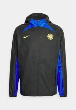 Nike Performance Inter Mailand Jacket - Waterproof Jacket - Black/Lyon Blue/Vibrant Yellow -Stock X 24c43b9b59864cc59707e665131c604c