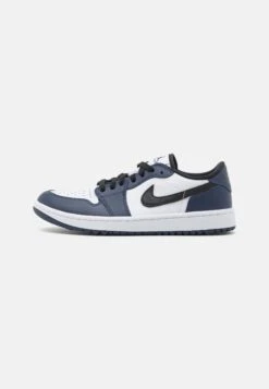 Air Jordan 1 Low - Golf Shoes - White/Black/Midnight Navy