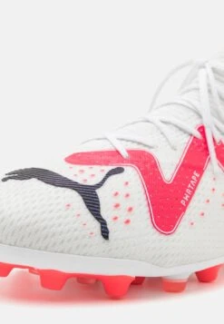 Puma Future Ultimate Mg - Moulded Stud Football Boots - White/Black/Fire Orchid -Stock X 25e800dc920f4c78b02f2cb2d4085c1b
