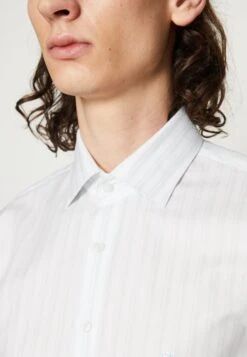 Stripe Easy Care Fitted Shirt - Formal Shirt - Salty Bay 13 Stripe Easy Care Fitted Shirt - Formal Shirt - Salty Bay -Stock X 268bd59ede624dfc8e1153daae233bc8