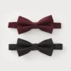 Pier One 2 PACK - Tie - Black/wine -Stock X 274174efd8a946f5adb5b27964ce1c8c